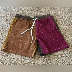 *BRAND NEW* J. Crew 6” stretch swim trunks in paisley print - Size Small